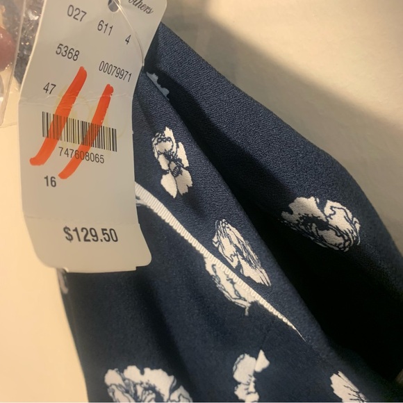 Brooks Brothers A Line Floral Knee Length Skirt - Picture 5 of 12